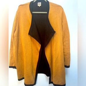 Anne Klein Boho Two Tone Dark Academia
Style Y2K Cardigan teacher grandma core
